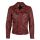 GM Leather jacket 1201-0468-Wine red