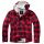 Hooded Lumberjacket-Black/red