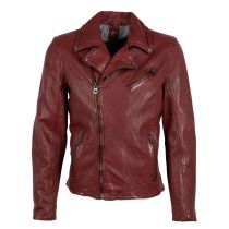 GM Leather jacket 1201-0468-Wine red