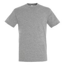 Basic T-shirt-Melange grey