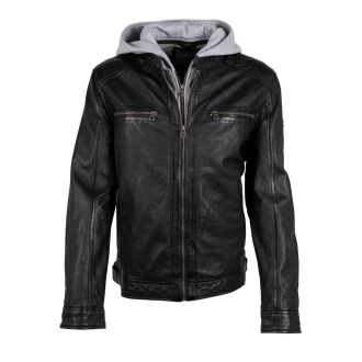 GM Leather jacket 1201-0521-Black