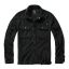 Jeff fleece Shirt Jacket-Black