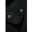 Jeff fleece Shirt Jacket-Black