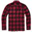 Jeff fleece Shirt Jacket-Red/black